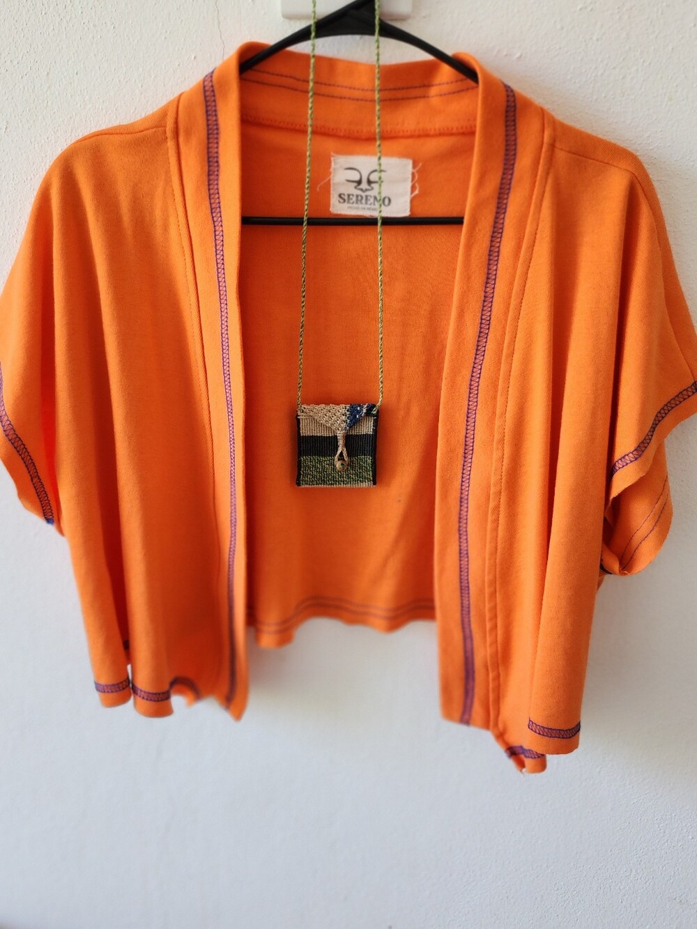New Sereno Mexico City Cropped Kimono. So Cute. Soft Cotton Wardrobe Fave